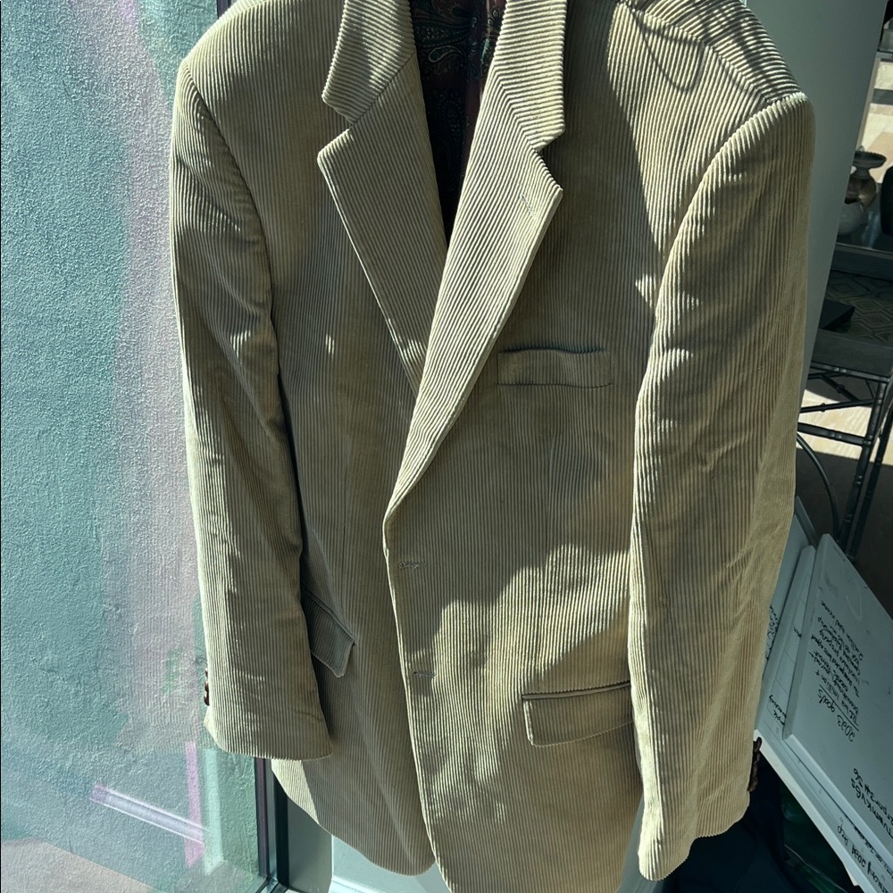 Lauren Ralph Lauren Tan Corduroy Blazer